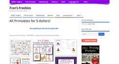 Desktop Screenshot of fransfreebies.com